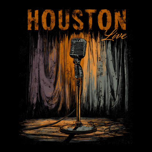 Houston Live T-Shirt Design