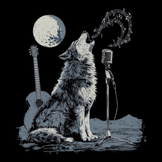 Howlin Blues T-Shirt Design