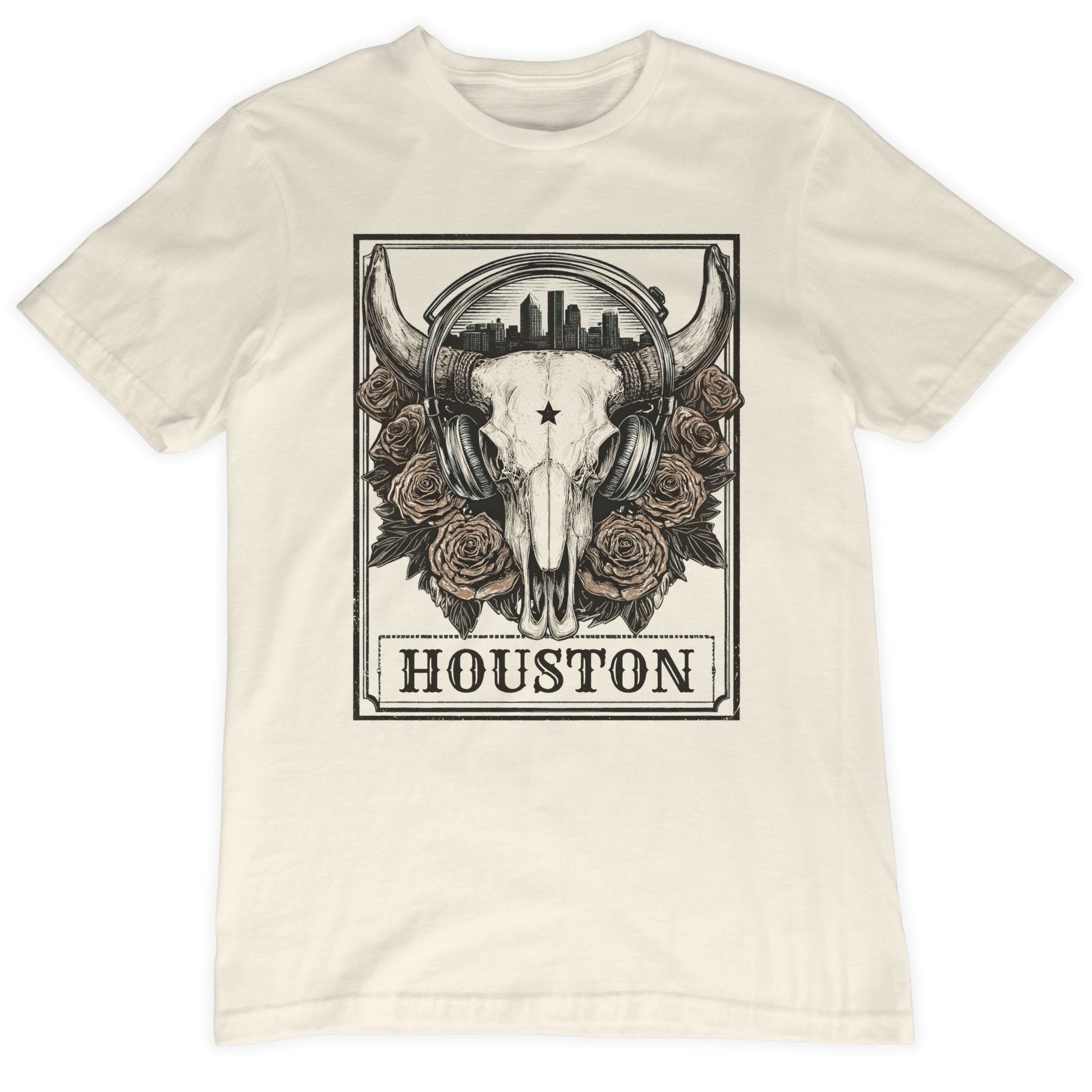 Htown Longhorn T-Shirt | Classic Tee Natural
