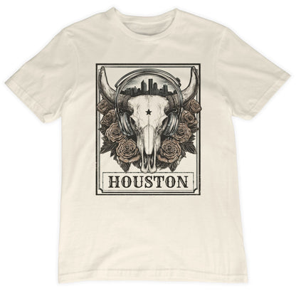 Htown Longhorn T-Shirt | Classic Tee Natural