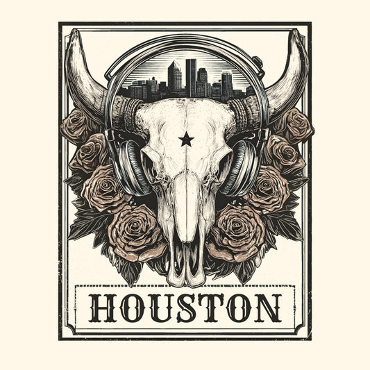 Htown Longhorn T-Shirt Design