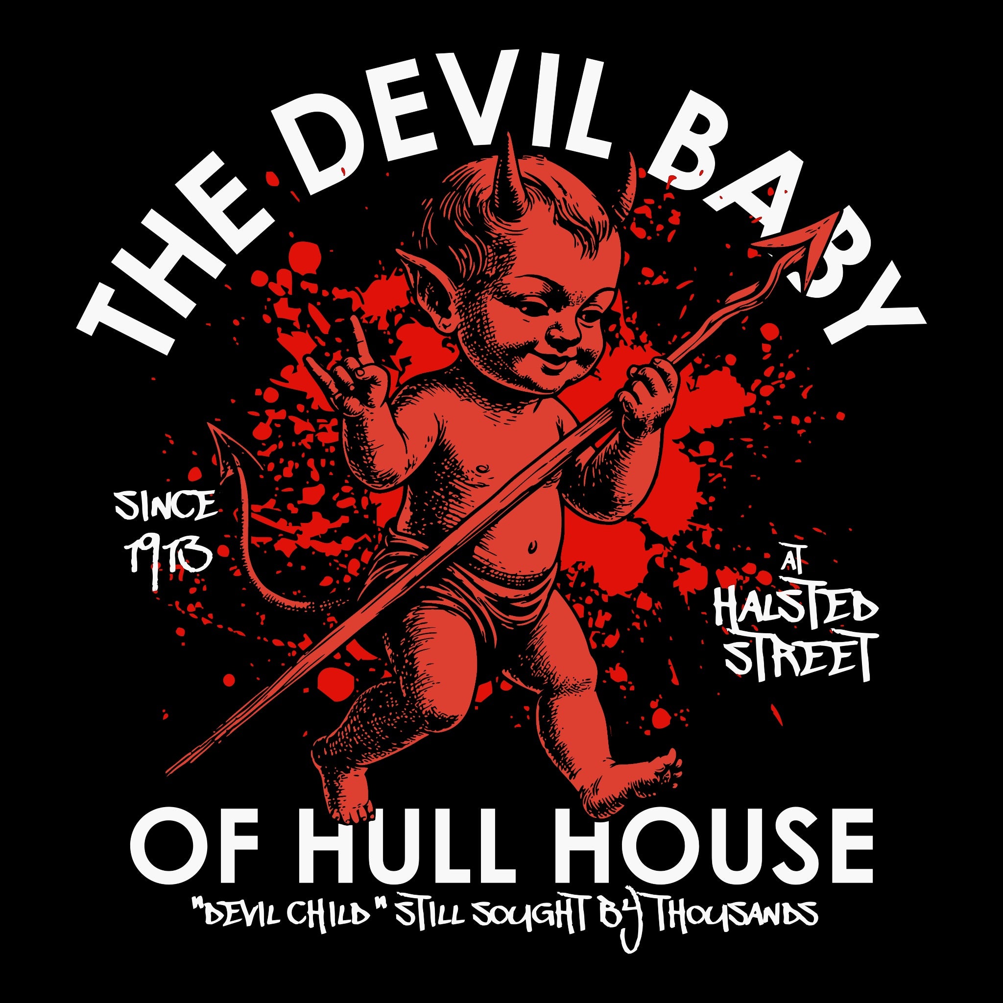 Hull House Tee Black Design