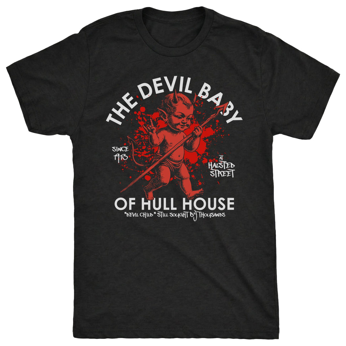 Hull House Tee Black Mockup