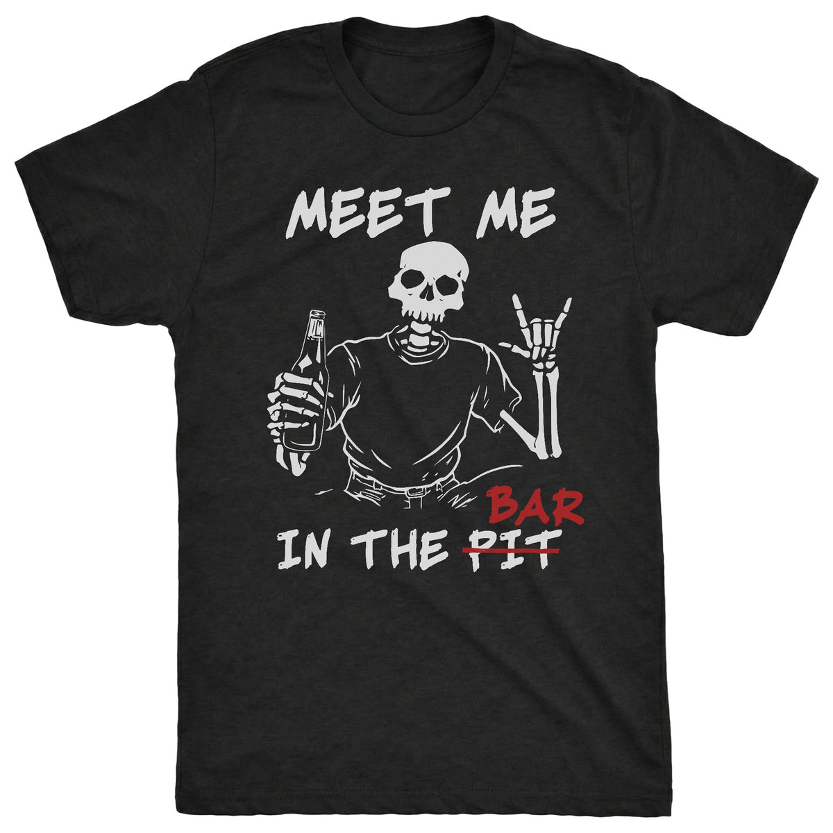 In The Bar Tee Black Mockup