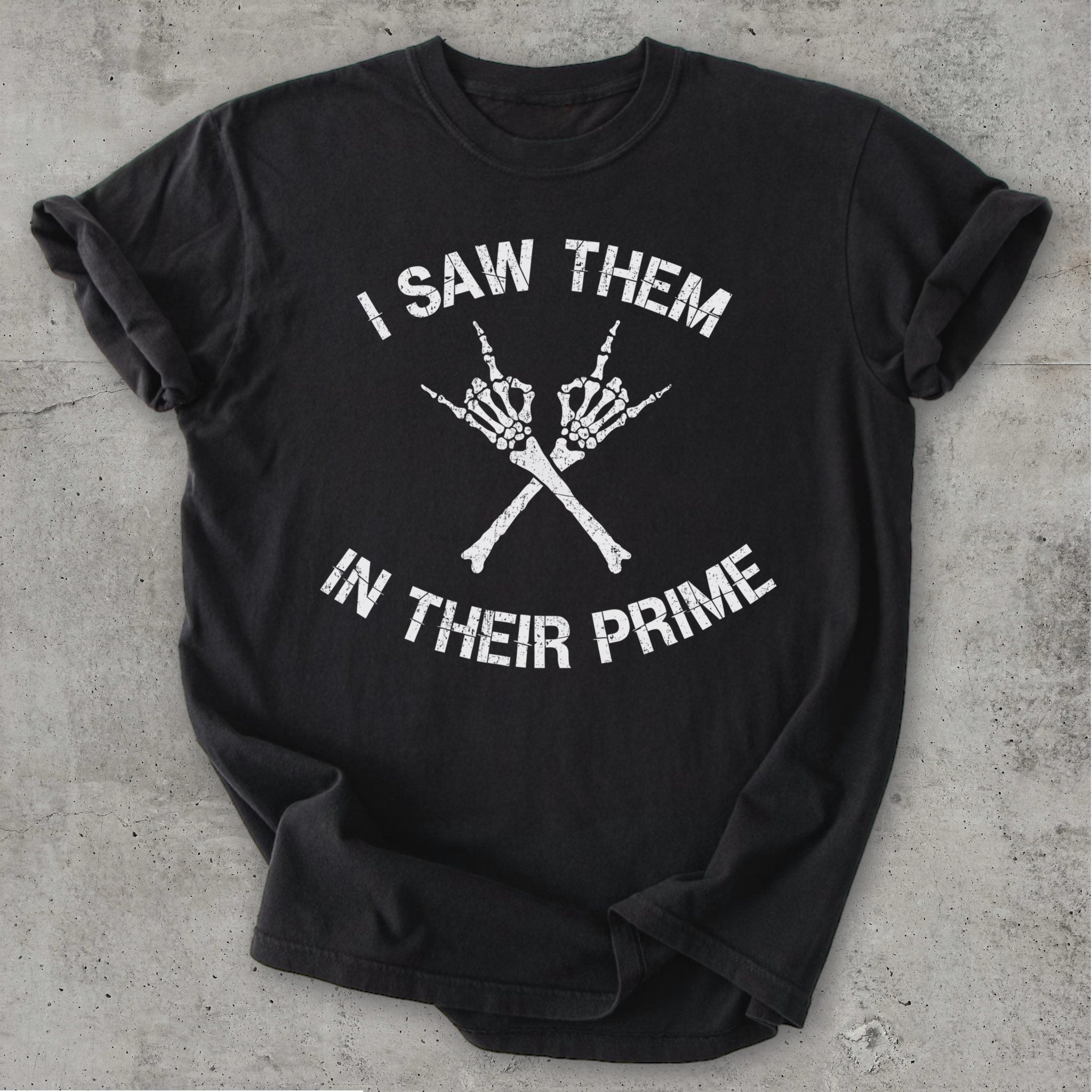 In Their Prime Tee Black Mockup