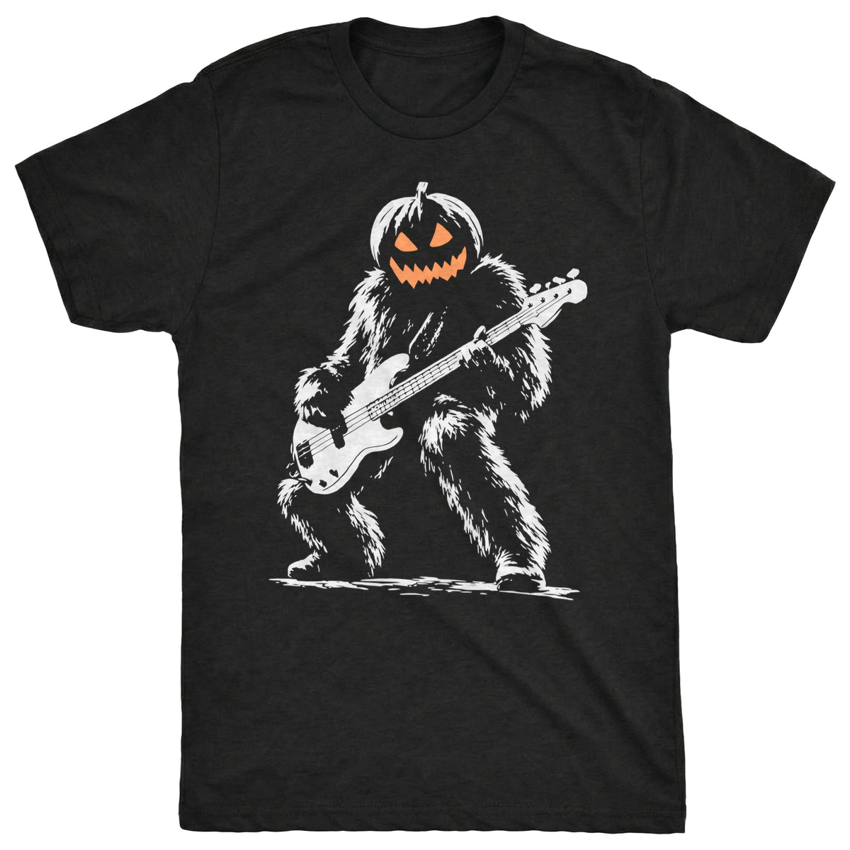 Jack on Bass Tee Black Mockup