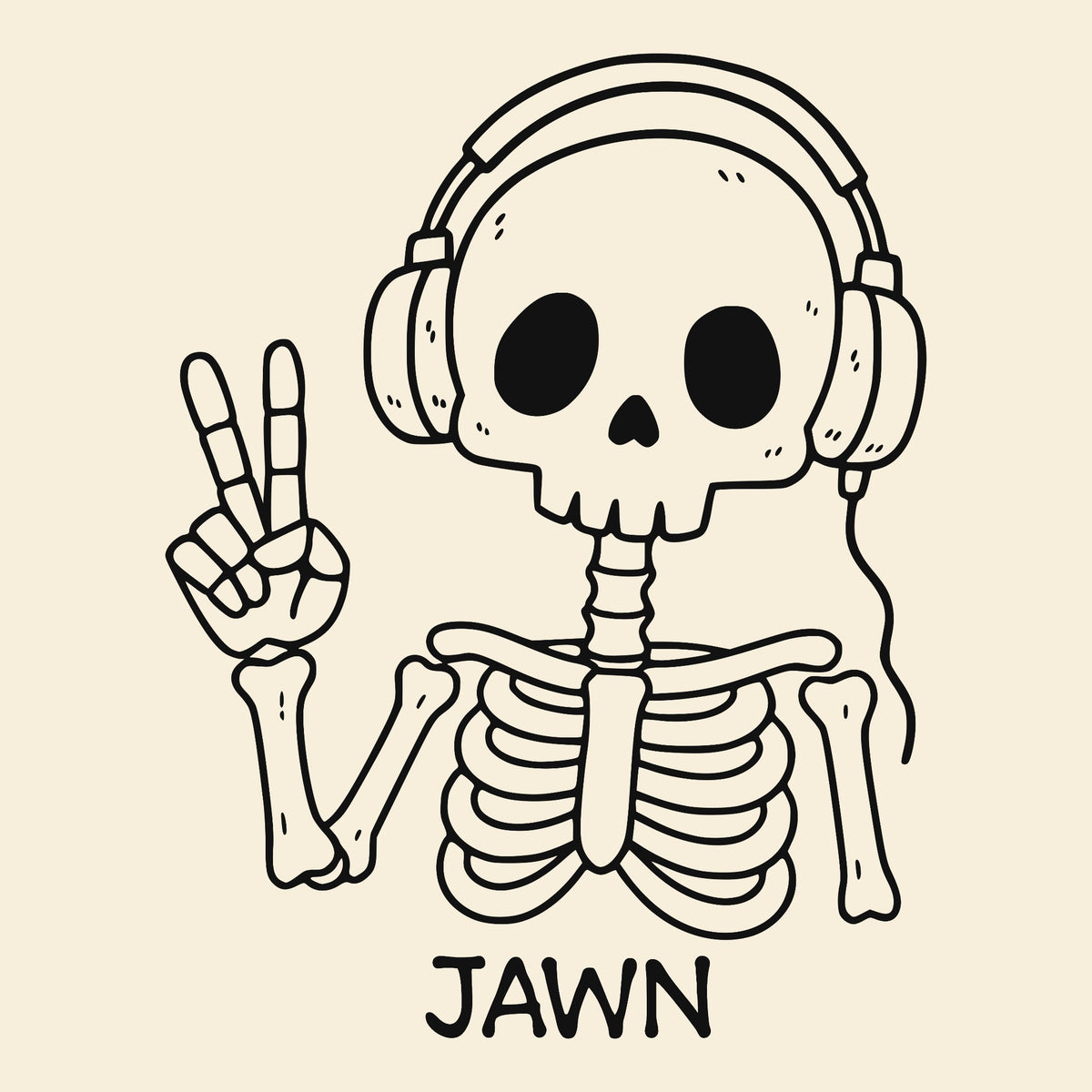 Jawn Vibes Tee Natural Design