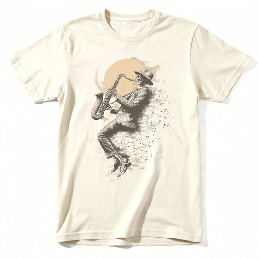 Jazz Bones T-Shirt | Comfort Colors® 1717 Natural