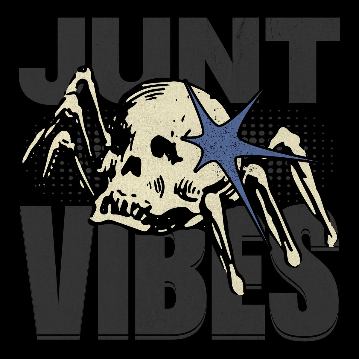 Junt Vibes Tee Black Design