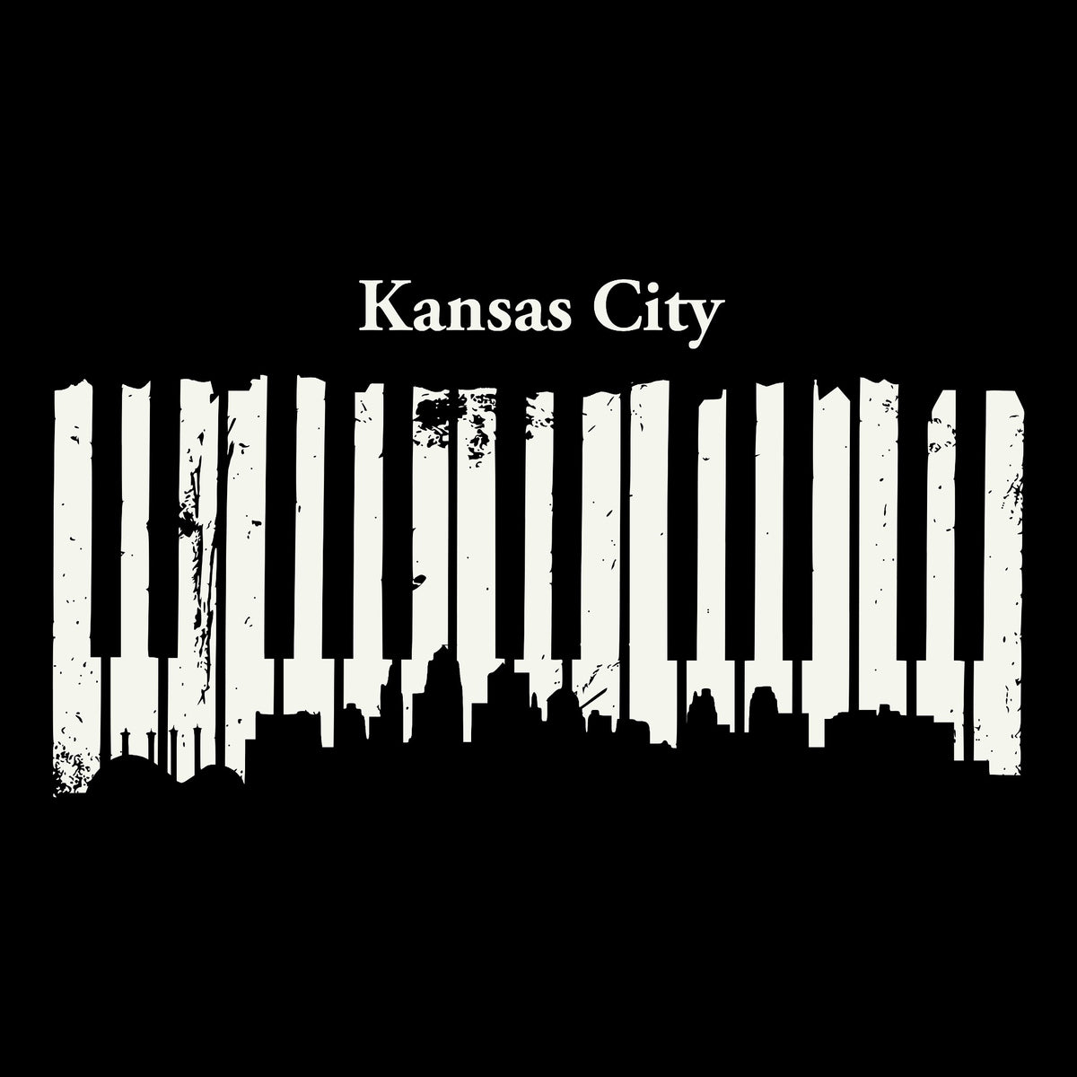 KC Keys Tee Black Design