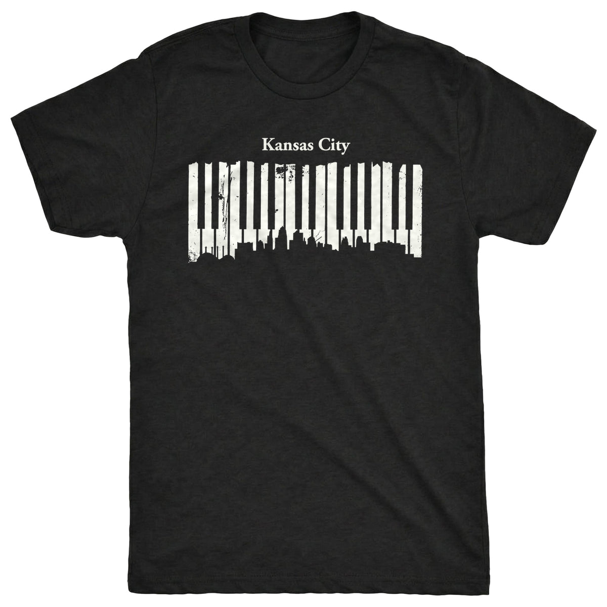 KC Keys Tee Black Mockup