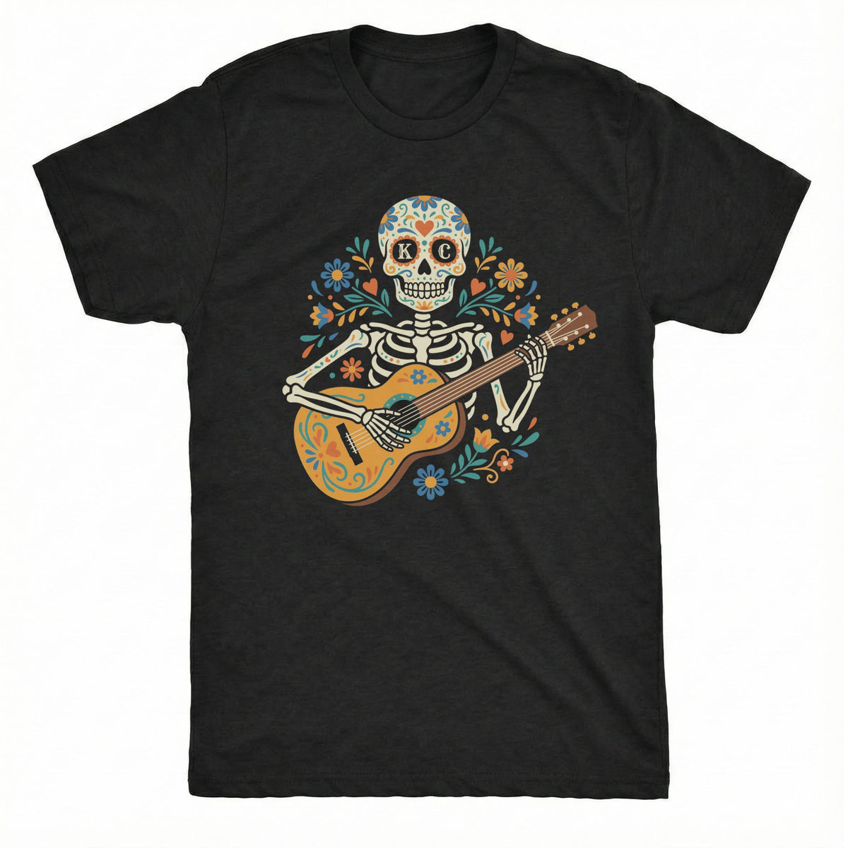 KC Sugar Skull Tee | Classic Tee Black