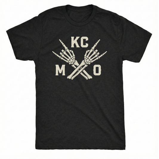 KCMO Rock Tee | Classic Tee Black
