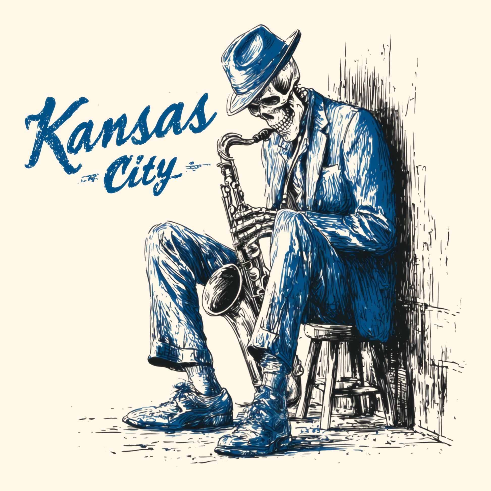 KC Blues T-Shirt Design