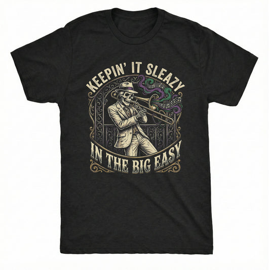 Keepin' it Sleazy Tee | Classic Tee Black