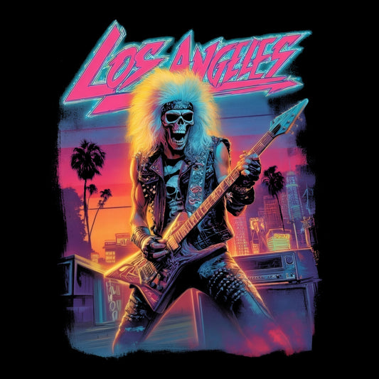 L.A. Glam Rock T-Shirt Design