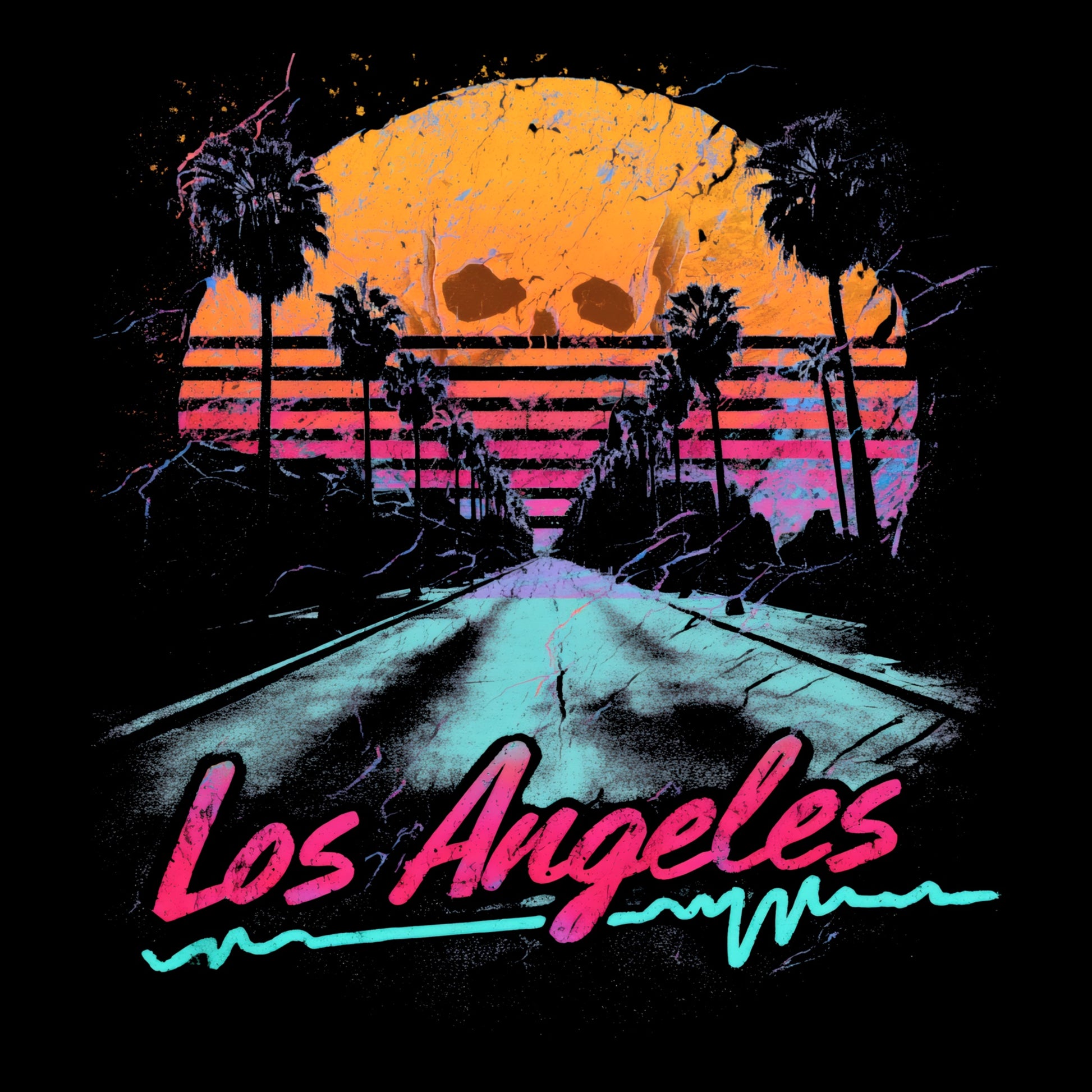 L.A. Highway T-Shirt Design