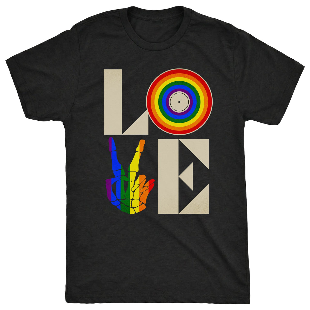 LOVE Tee Black Mockup