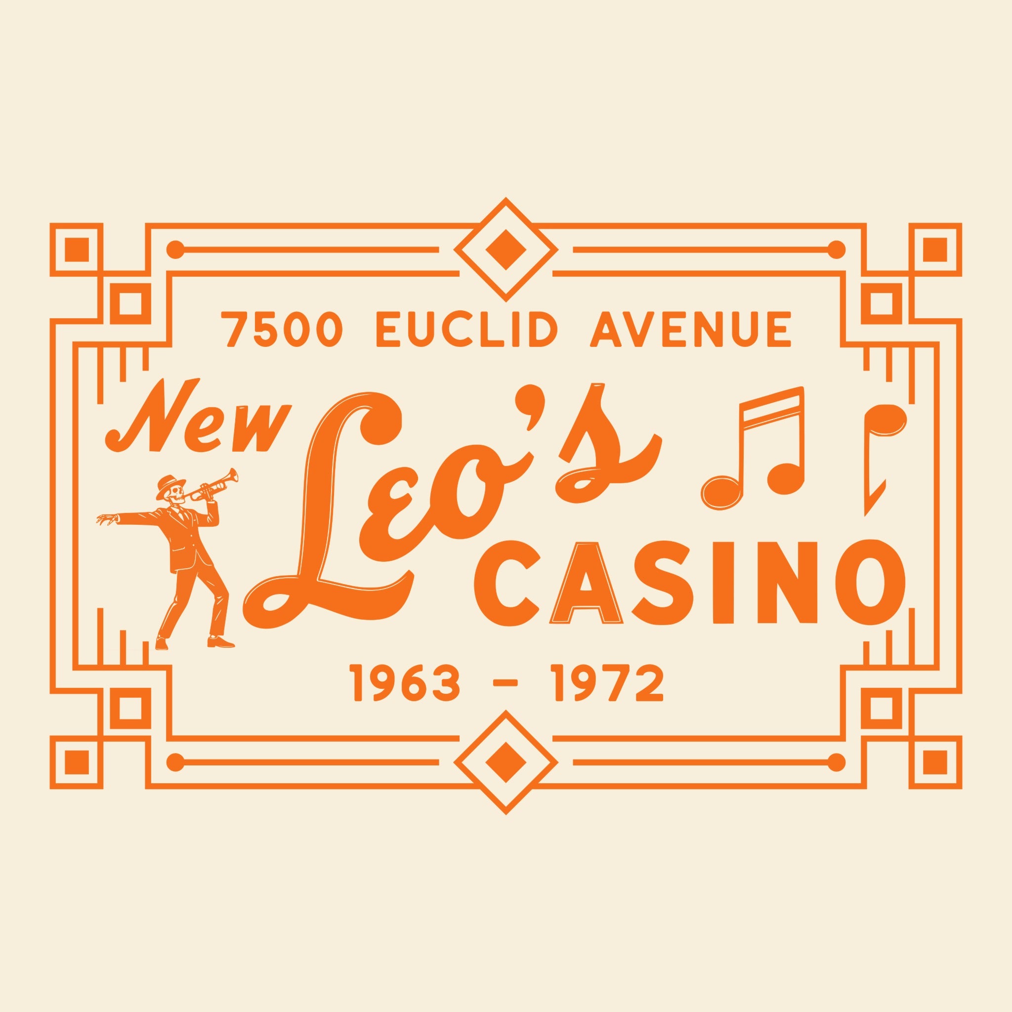 Leo's Casino Tee Design Natural