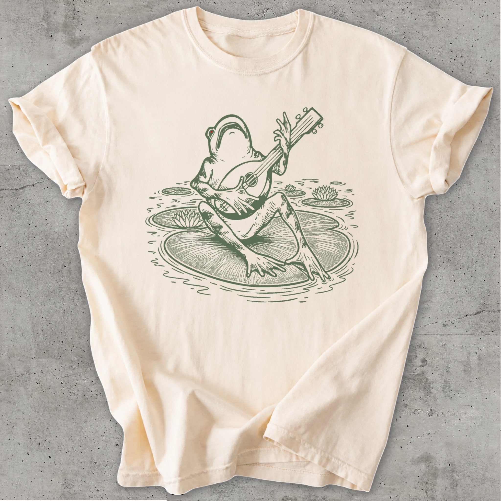 Lily Jam Tee Natural Mockup