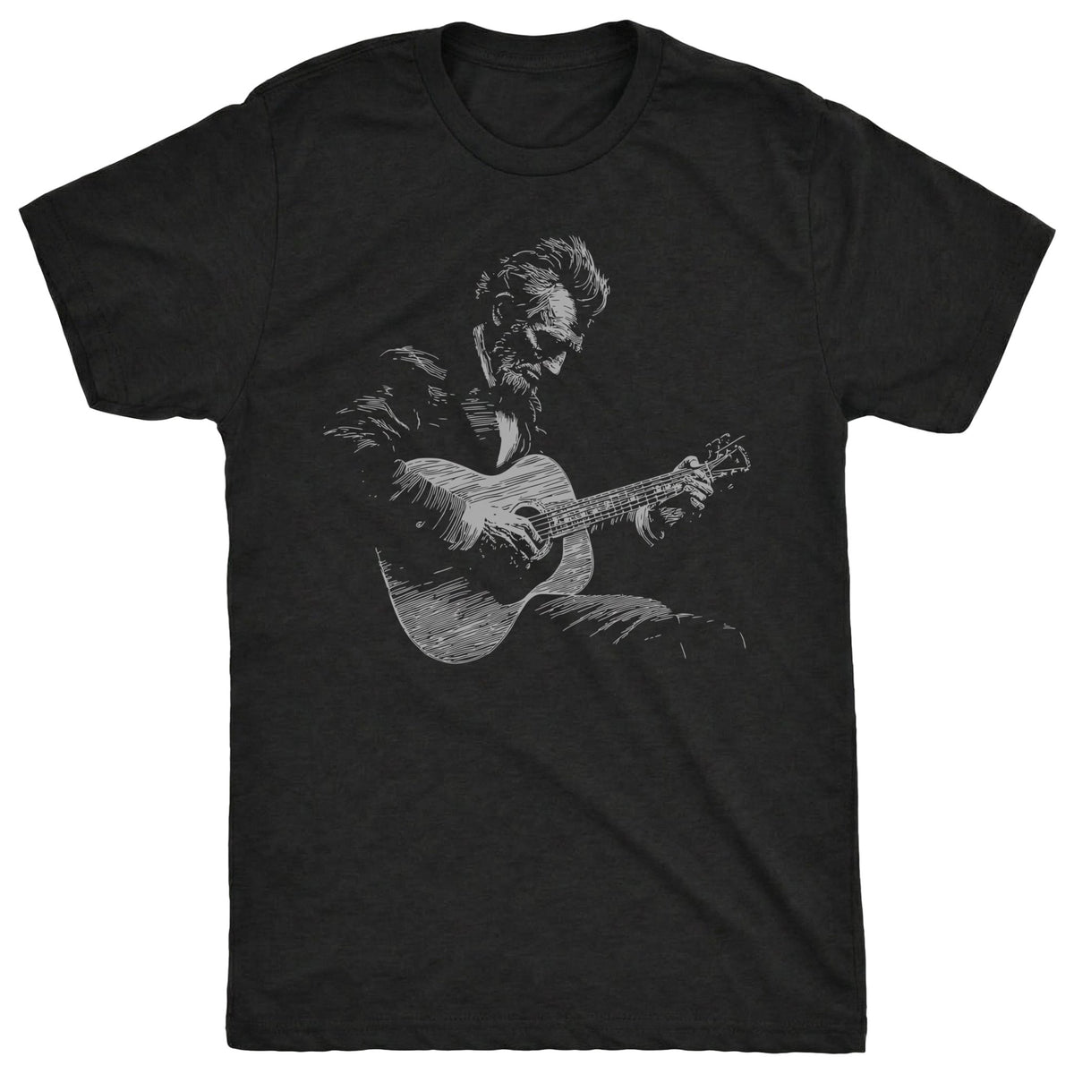 Lincoln Jams Tee Black Mockup