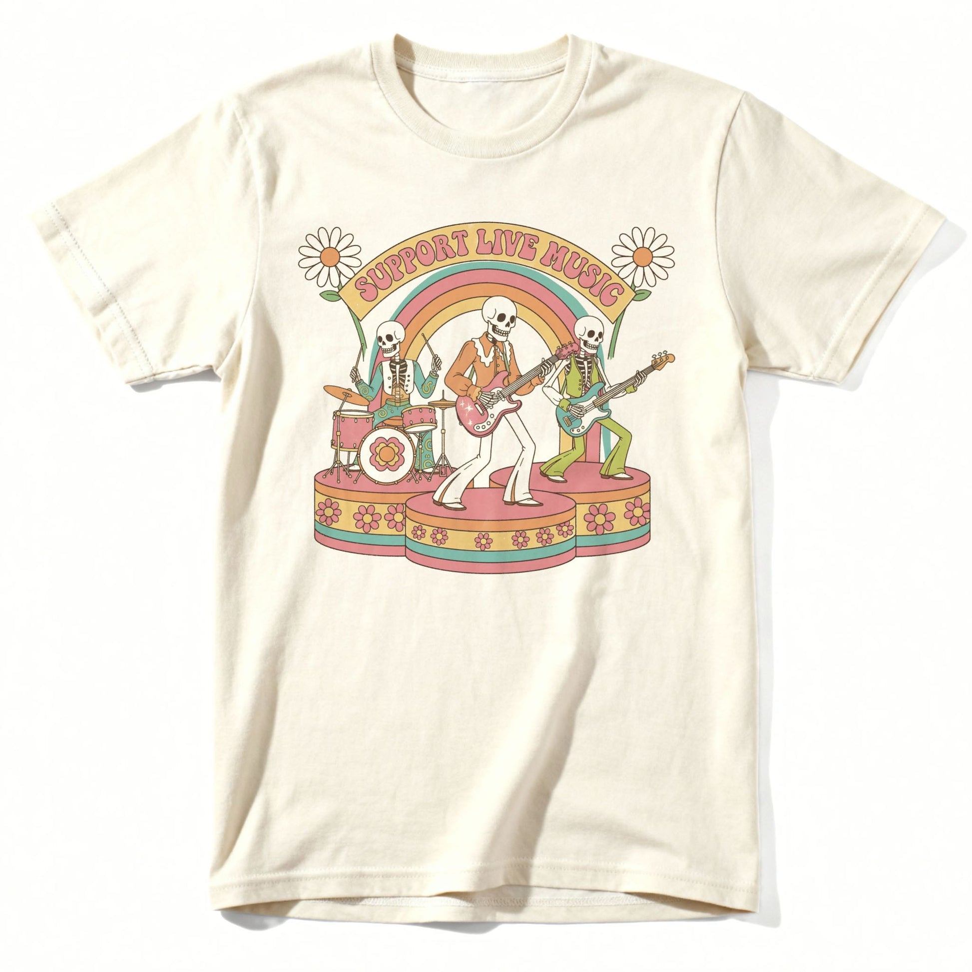 Live Music Tee | Comfort Colors® 1717 Natural