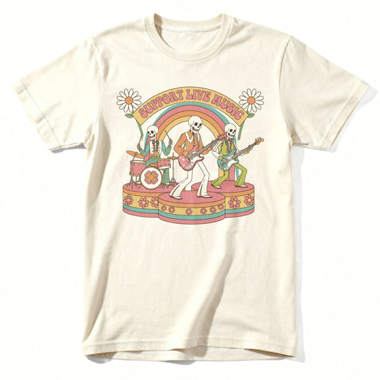 Live Music Tee | Comfort Colors® 1717 Natural