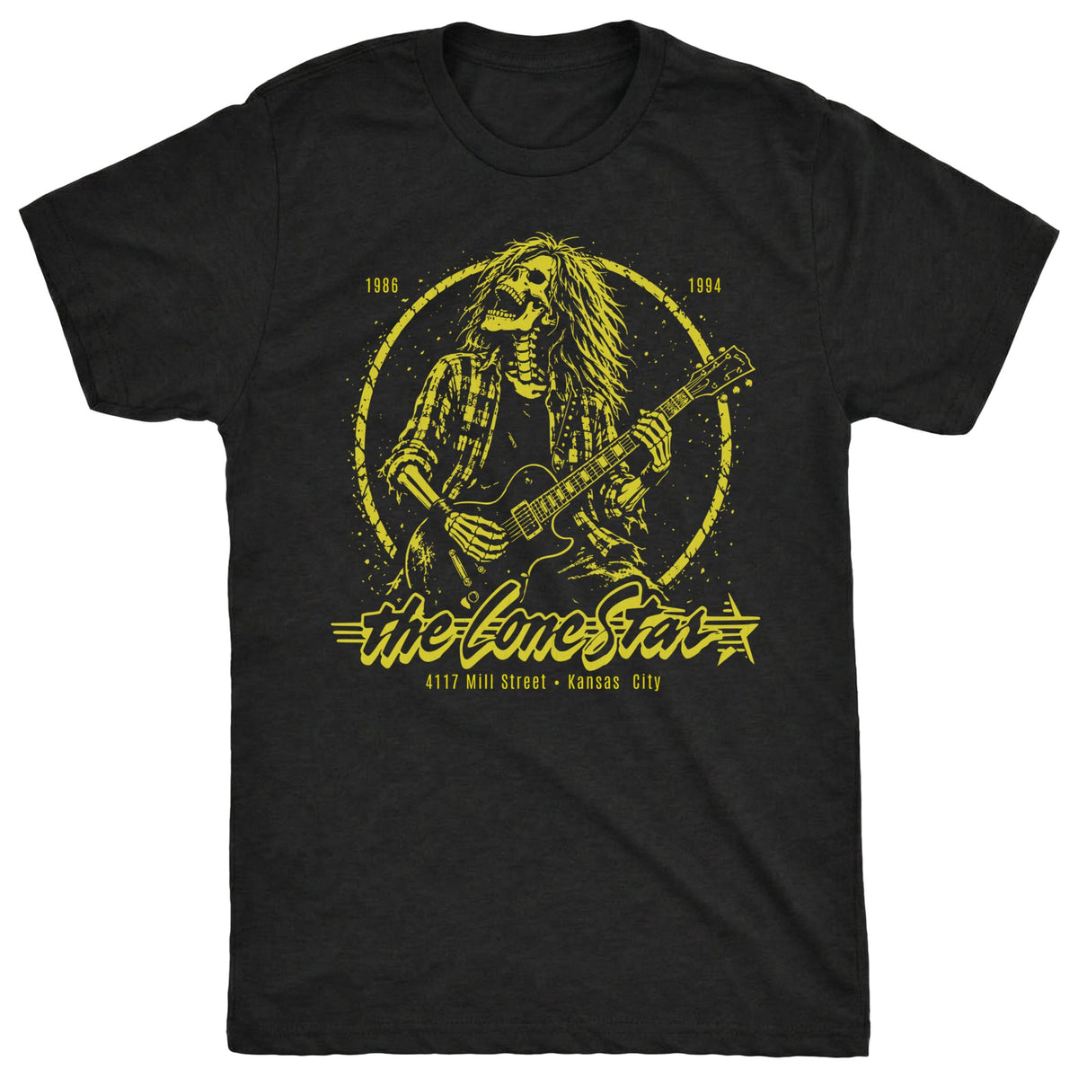 Lone Star Tee Black Mockup