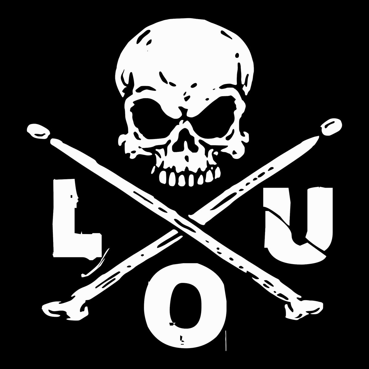 Lou Cross Tee Black Design