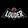 Louder Bat Tee Black Design