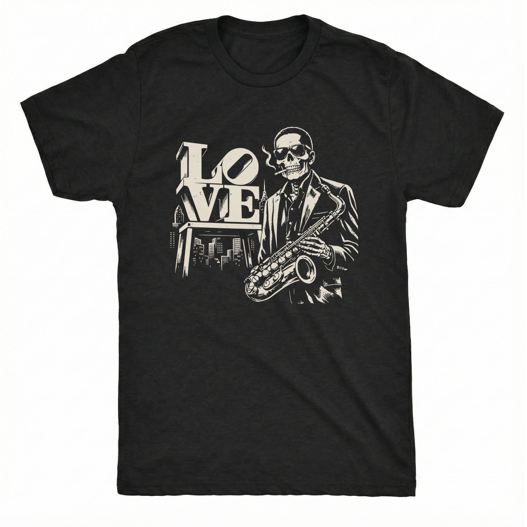 Love Sax Tee | Classic Tee black