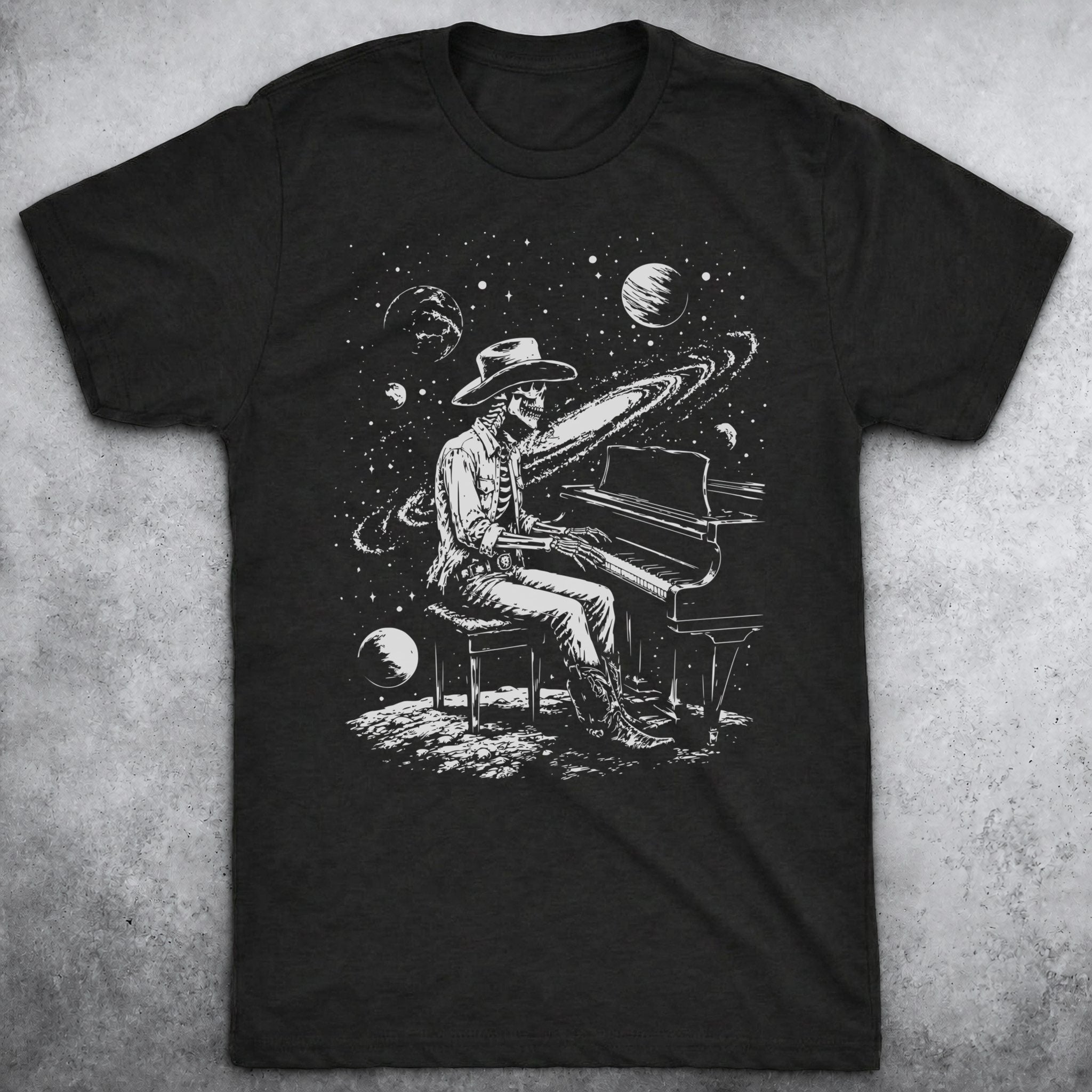Lunar Honky Tee Black Mockup