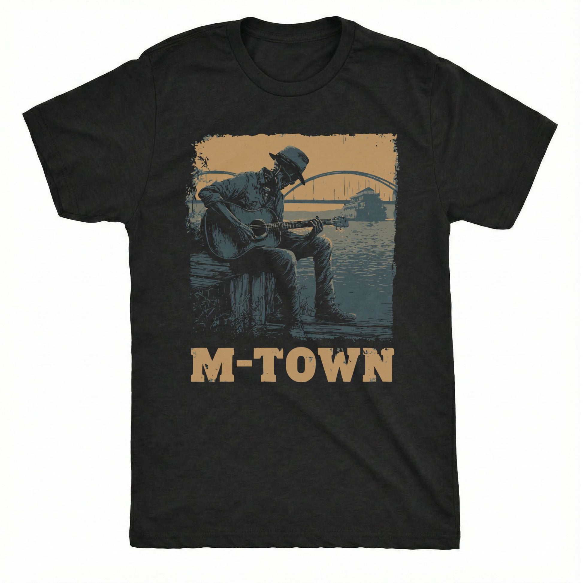 M-Town Busker Tee | Comfort Colors® 1717 Black