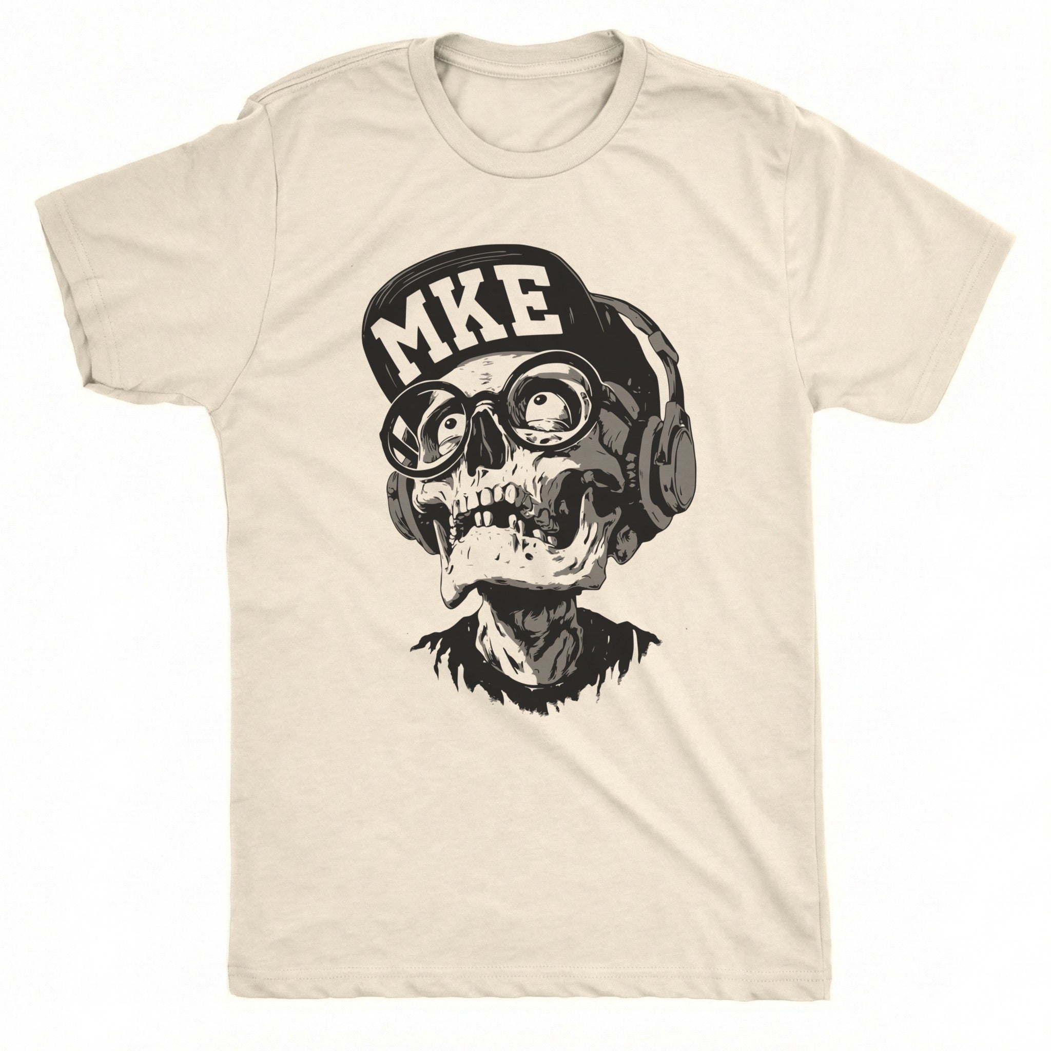 MKE Brim Tee Natural Mockup