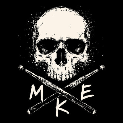 MKE Skull Tee Black Design