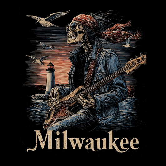 MKE Lighthouse T-Shirt Design