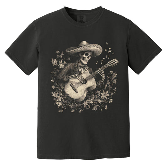 Mariachi Macabre T-Shirt | Comfort Colors® 1717 Black