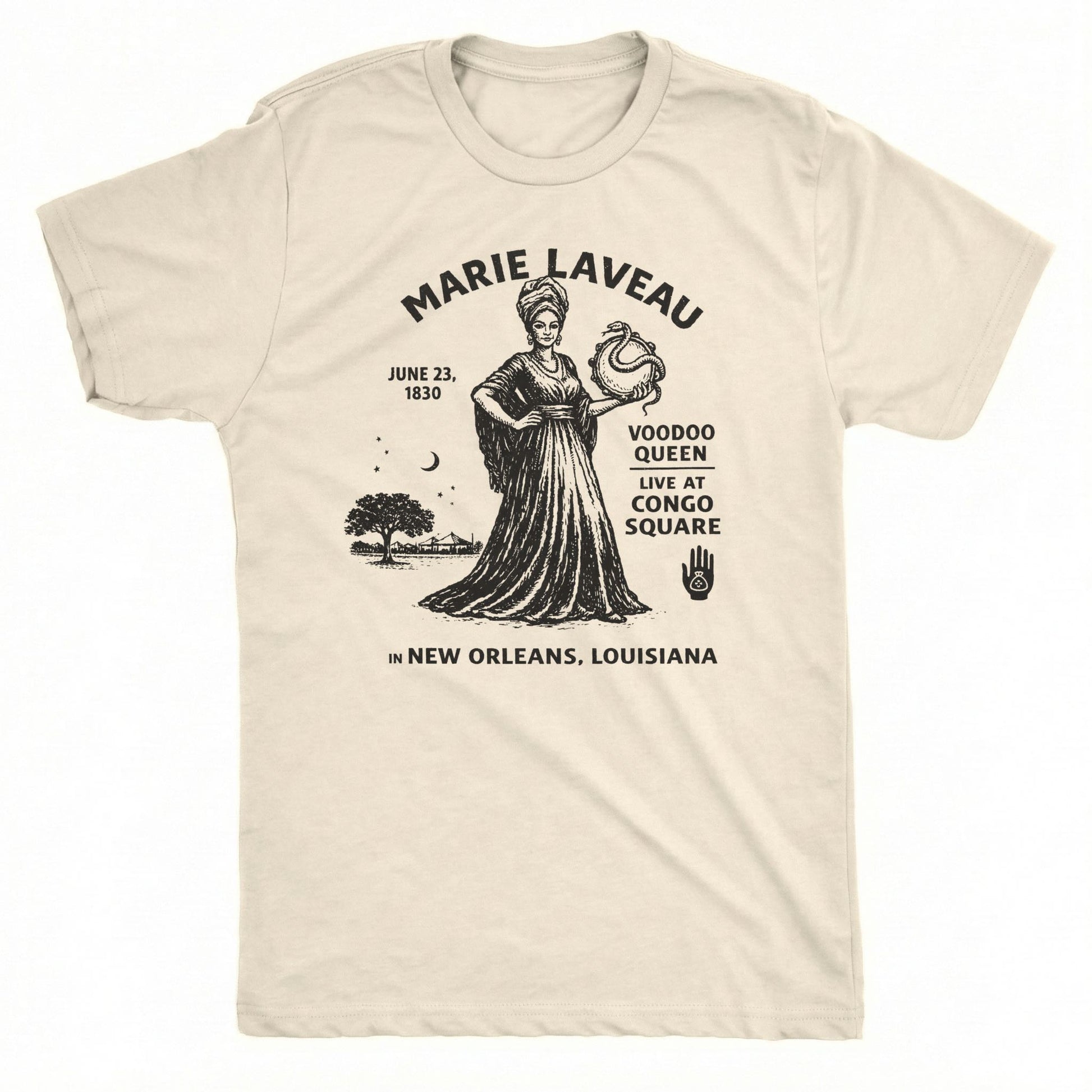 Marie Laveau Tee | Classic Tee Natural