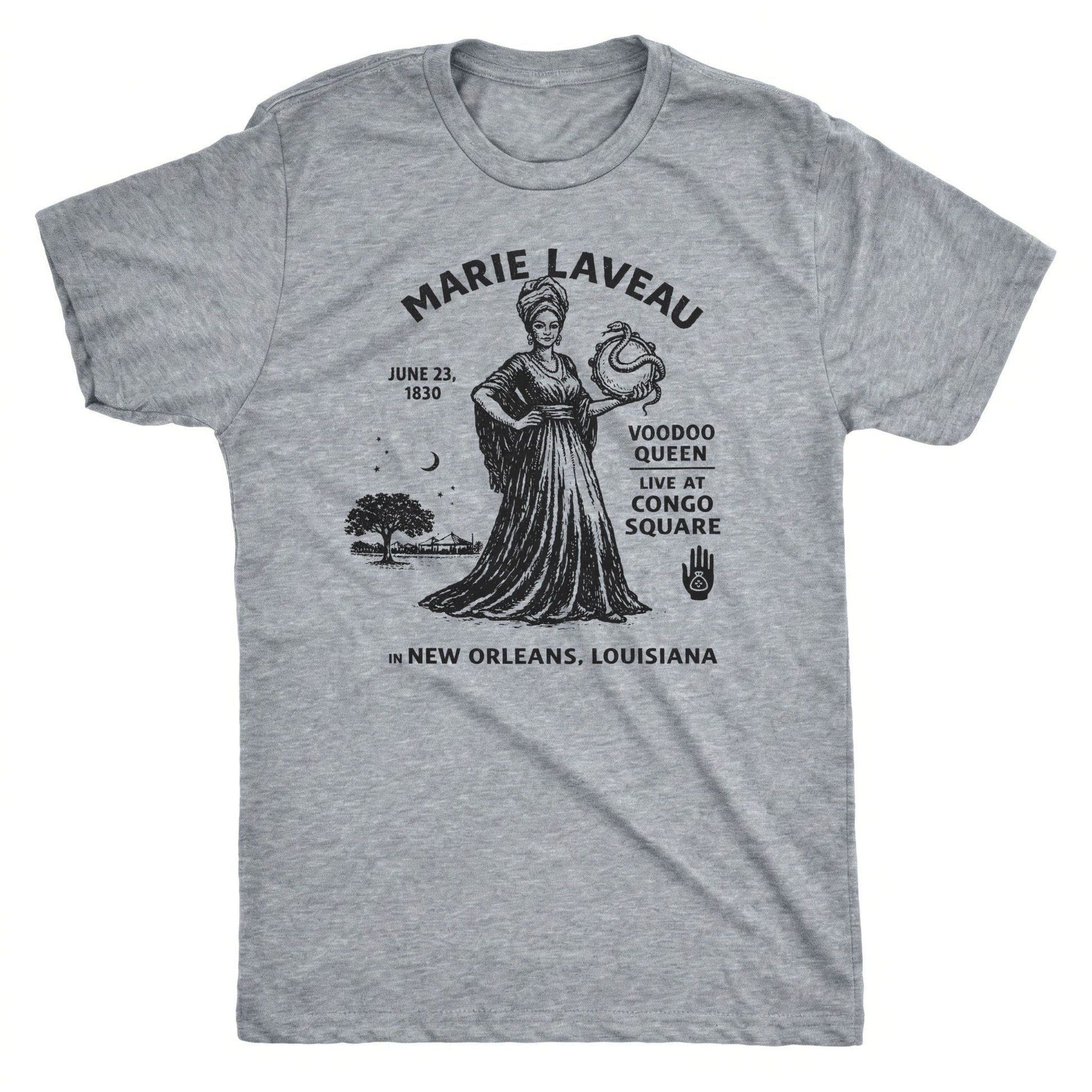 Marie Laveau Tee | Classic Tee Sport Grey