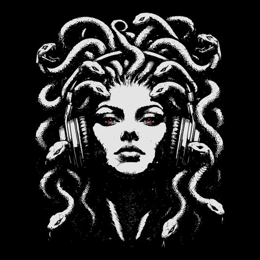 Medusa Tee Black Design