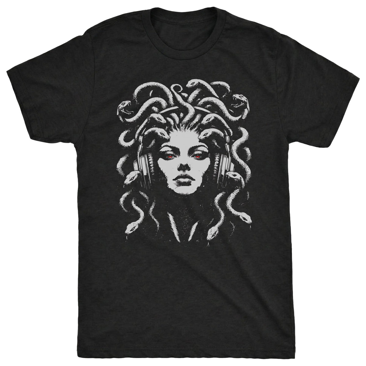 Medusa Tee Black Mockup