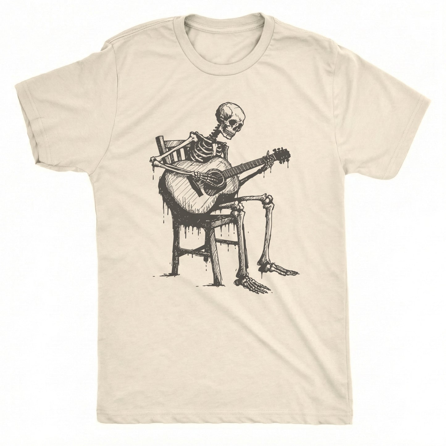 Melting Tee Natural Mockup