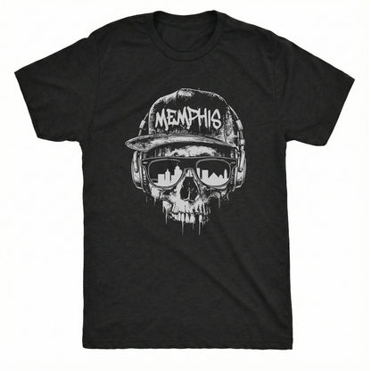 Memphis Smile Tee Black Mockup