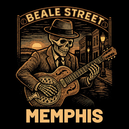 Memphis Tour T-Shirt Design Closeup