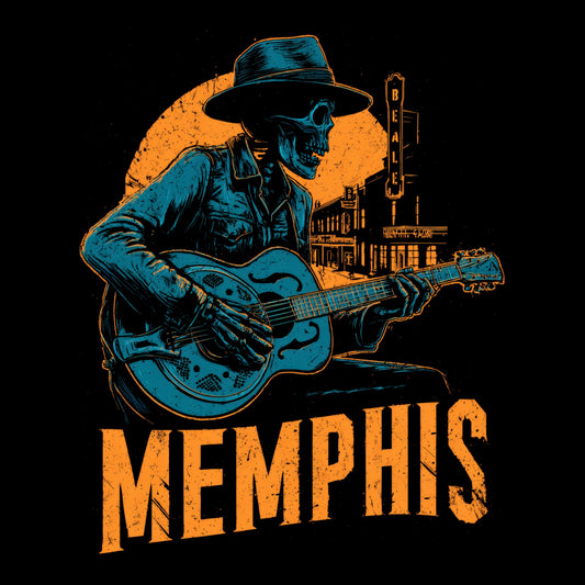 Memphis Blues T-Shirt Design