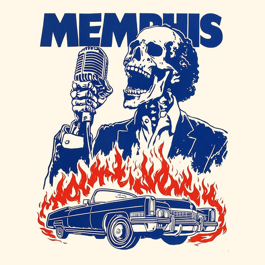Memphis Cadillac Tee Design