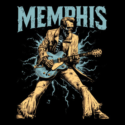 Memphis Rockability T-Shirt Design