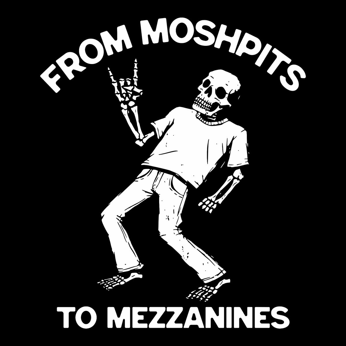 Mezzanines Tee Black Design