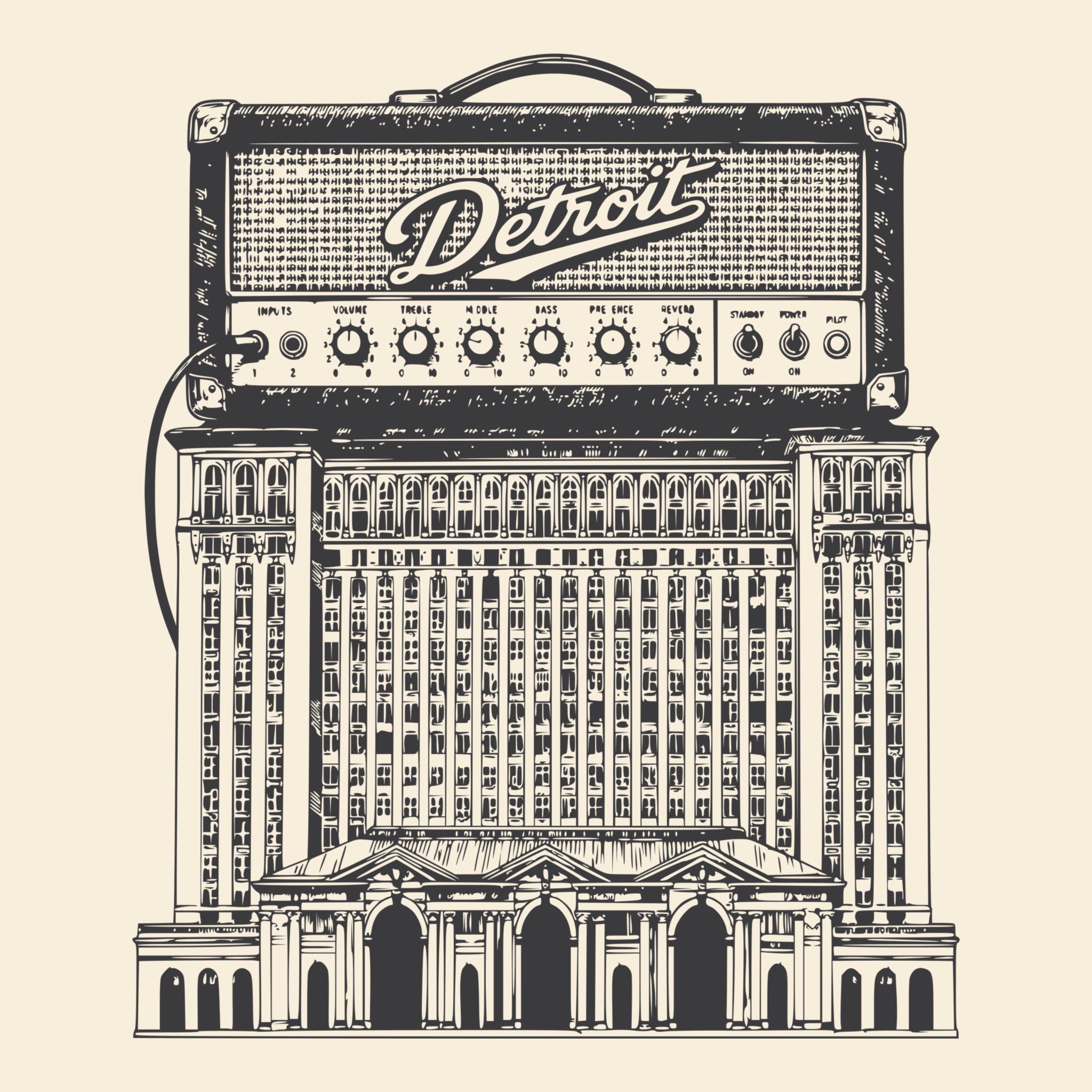 Corktown Station Tee Natural Design