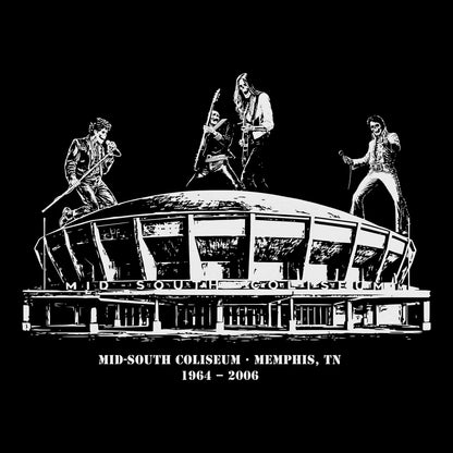 Mid-South Tee Black Design